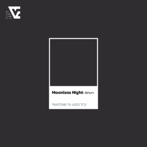สีดำเทา Moonless Night